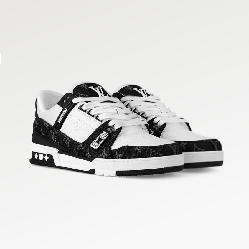 Lv Trainers Black and White