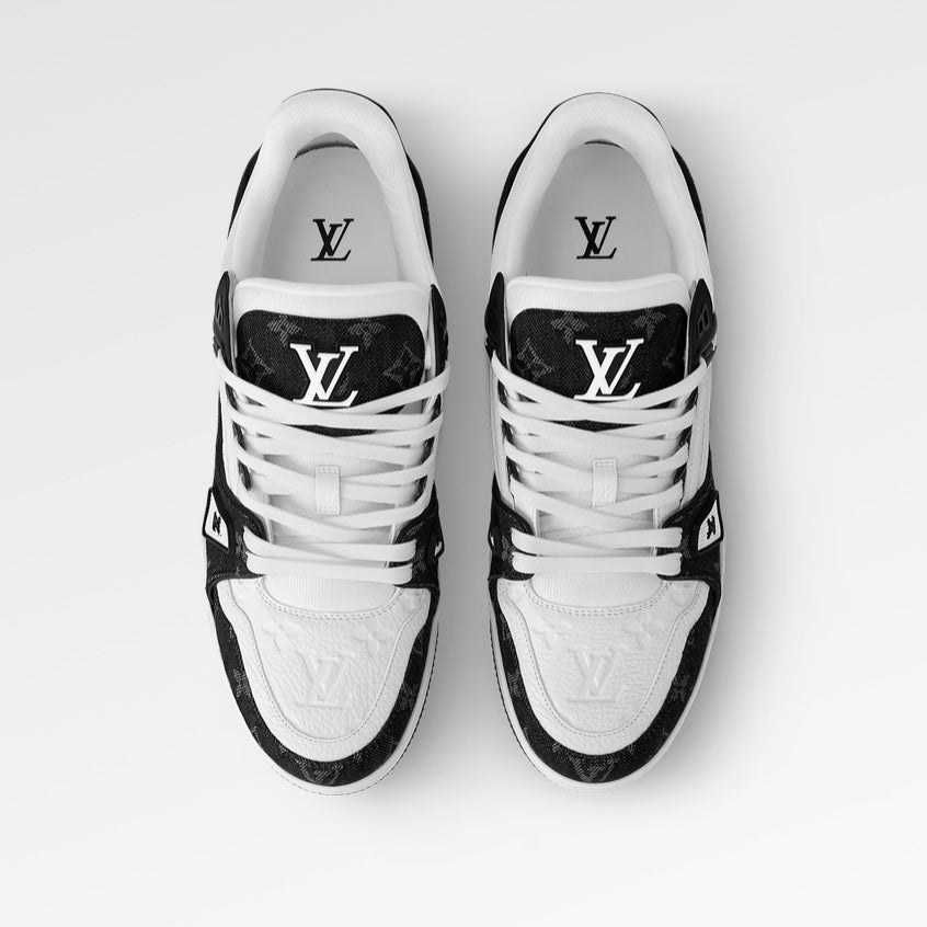 Lv Trainers Black and White